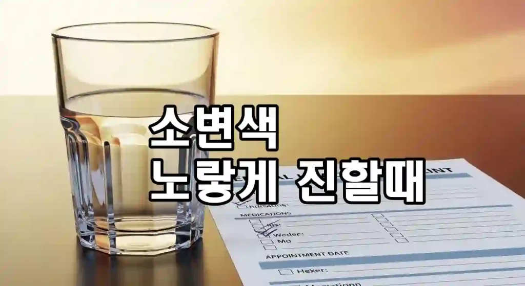 When your urine color is yellow