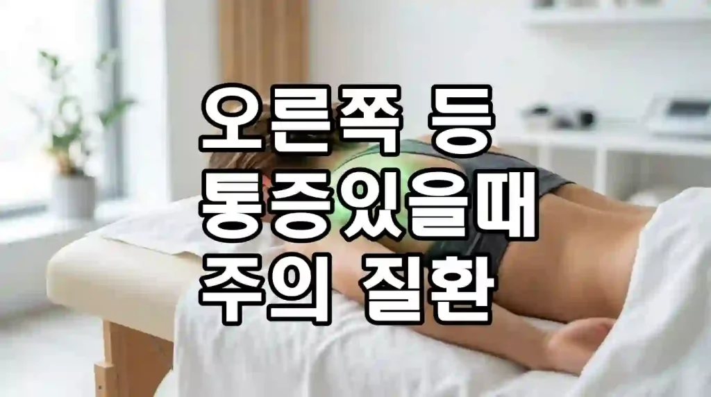 pain in the right back