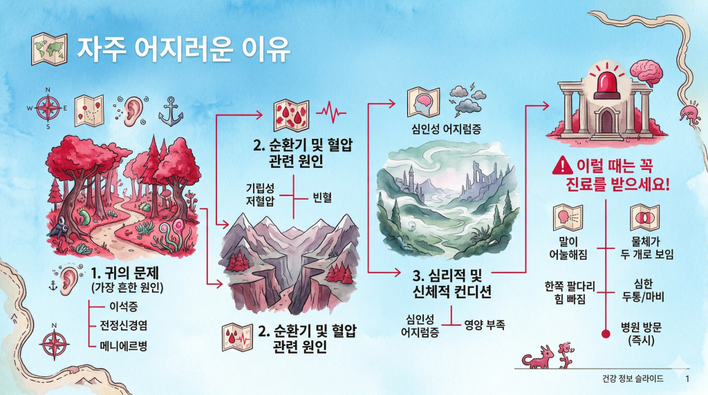 a persistent cause of dizziness