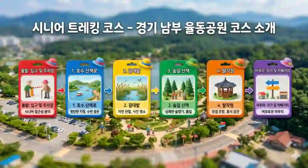 Senior trekking recommended course