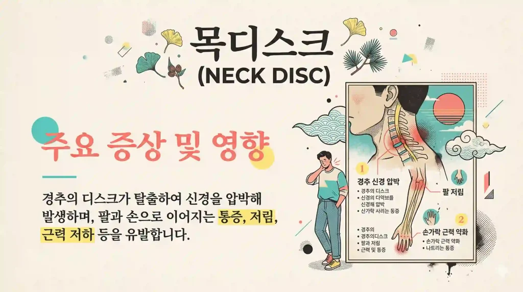 symptoms of neck disc