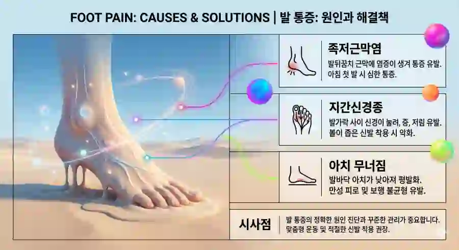 Cause of foot pain